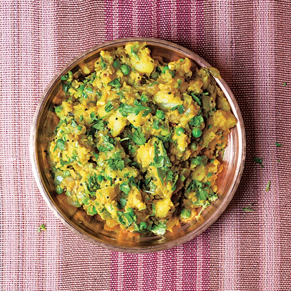South Indian masala potatoes (Aloo masala)