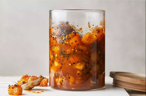 South Indian pineapple chutney