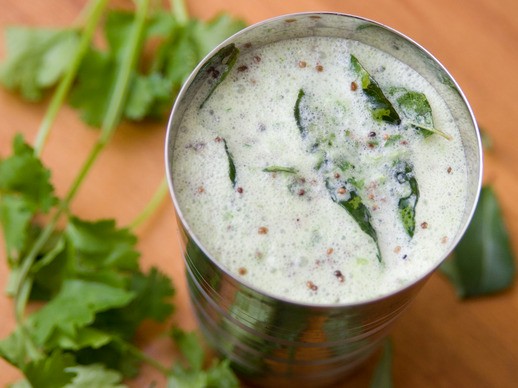  South Indian-style spiced buttermilk (Neer more)