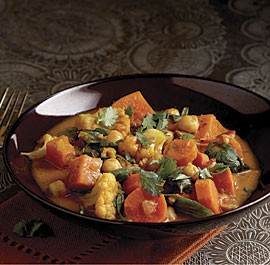 South Indian-style vegetable curry