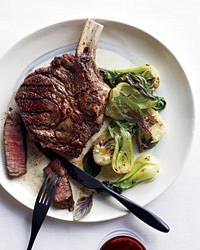 Southeast Asian rib eye steaks