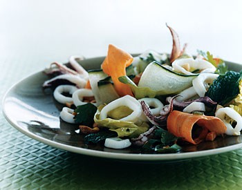 Southeast Asian squid salad
