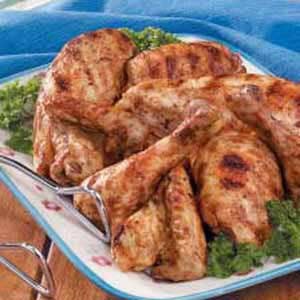 Southern barbecued chicken