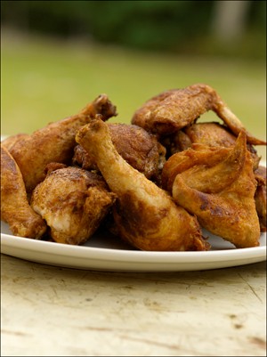 Southern butter-crusted chicken