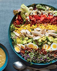 Southern Cobb salad with roasted sweet onion dressing