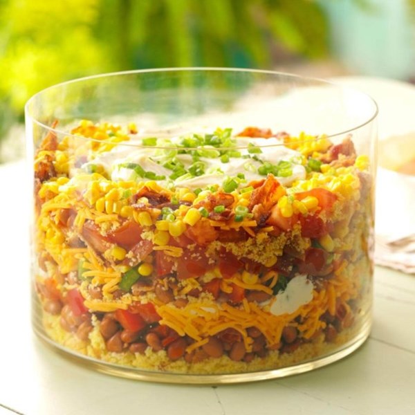 Southern corn bread salad