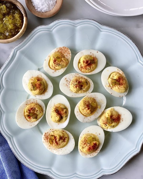 Southern deviled eggs