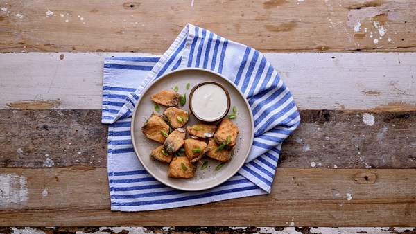 Southern fried salmon