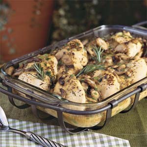 Southern-stuffed rosemary chicken