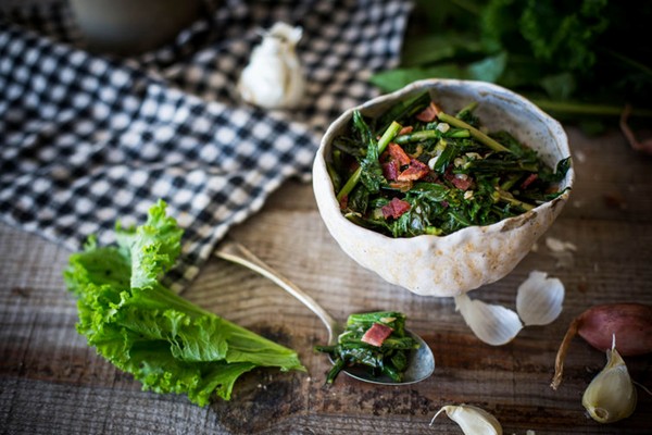 Southern style greens