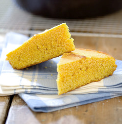 Southern-style skillet cornbread