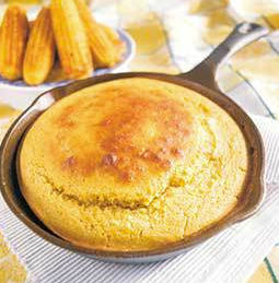 Southern-style skillet cornbread
