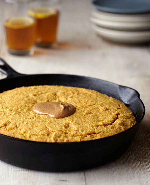 Southern-style skillet cornbread