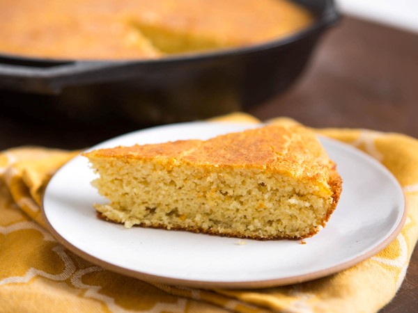 Southern-style unsweetened cornbread