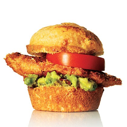Southwest crispy chicken sliders
