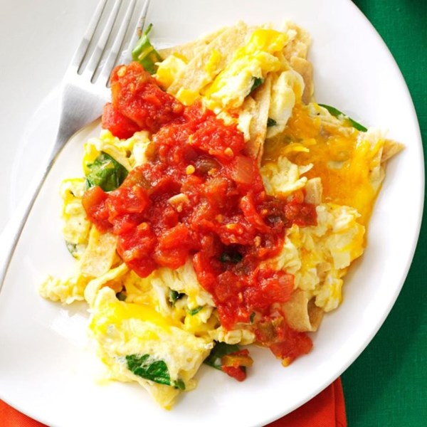 Southwest tortilla scramble