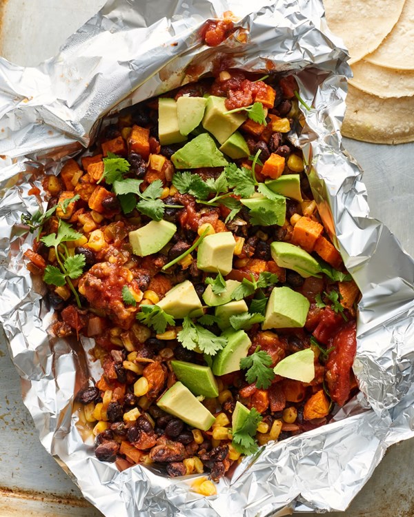 Southwest veggie foil packets