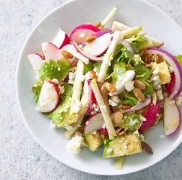 Southwestern apple and radish salad