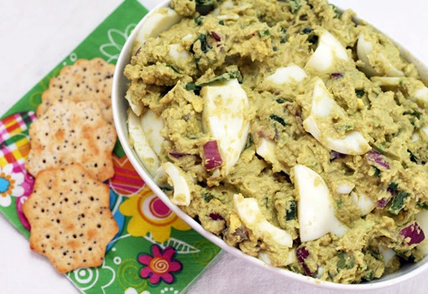 Southwestern avocado egg salad