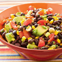 Southwestern black bean salad