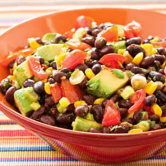 Southwestern black bean salad