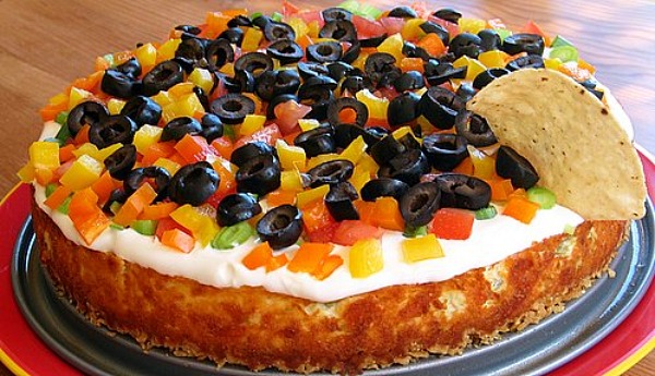 Southwestern cheesecake dip