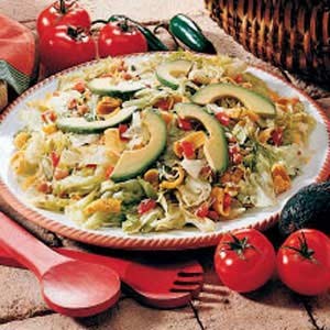 Southwestern corn chip salad