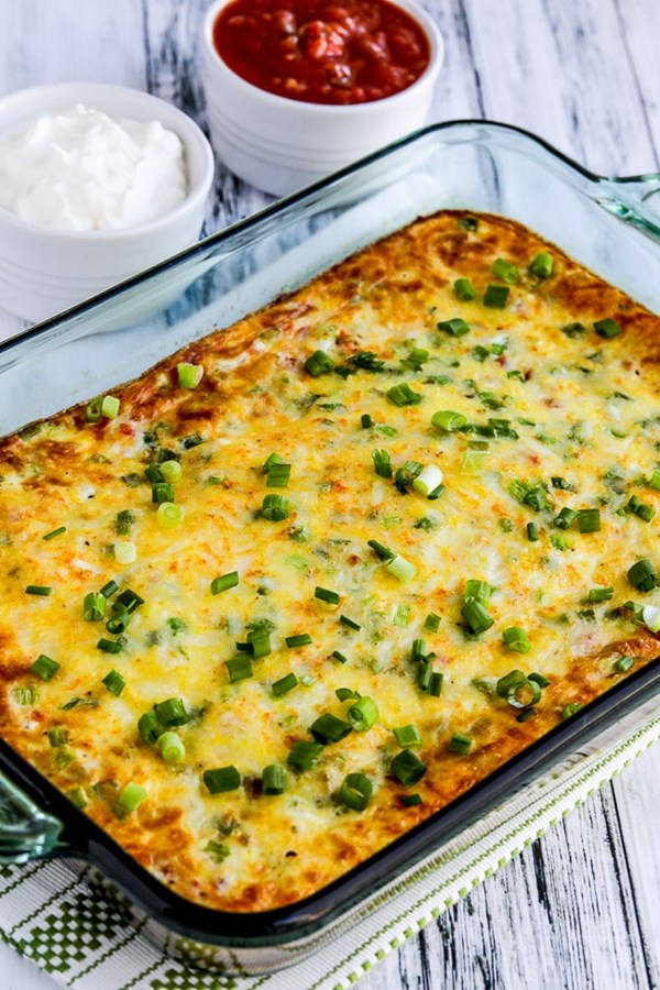 Southwestern egg casserole