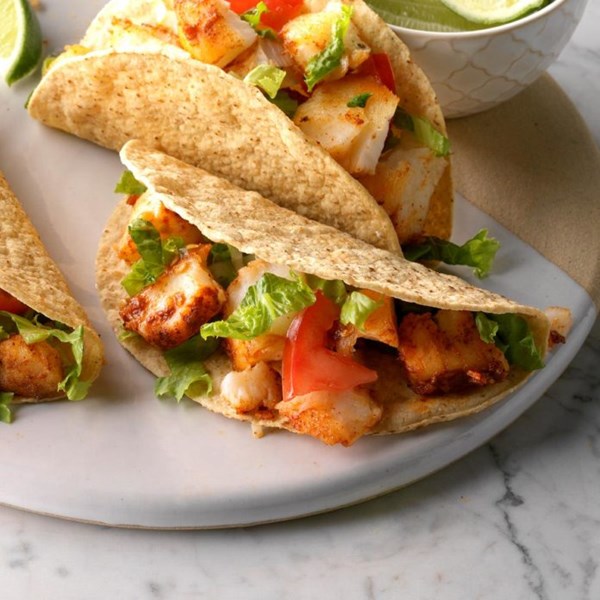 Southwestern fish tacos 