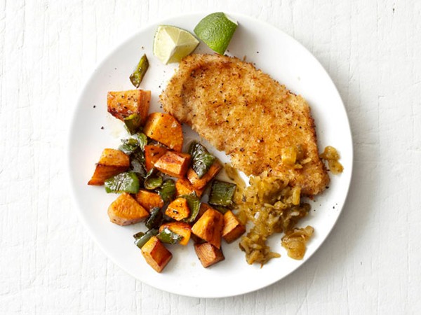 Southwestern pork cutlets