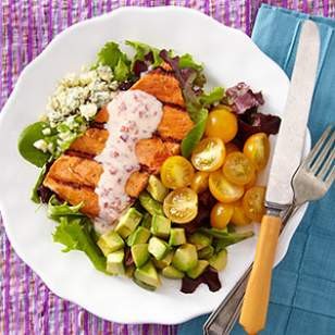 Southwestern salmon Cobb salad