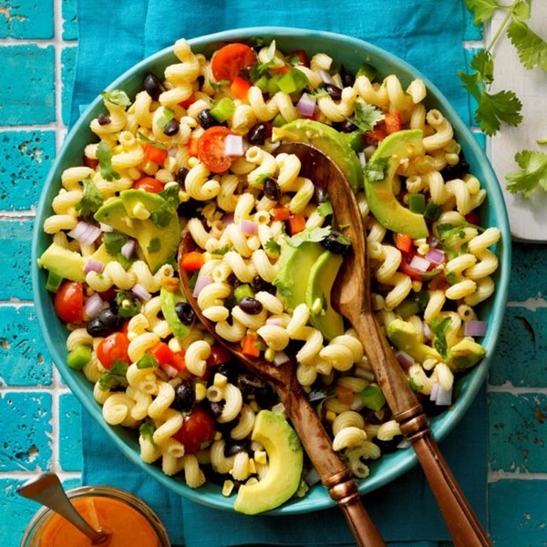 Southwestern spiral pasta