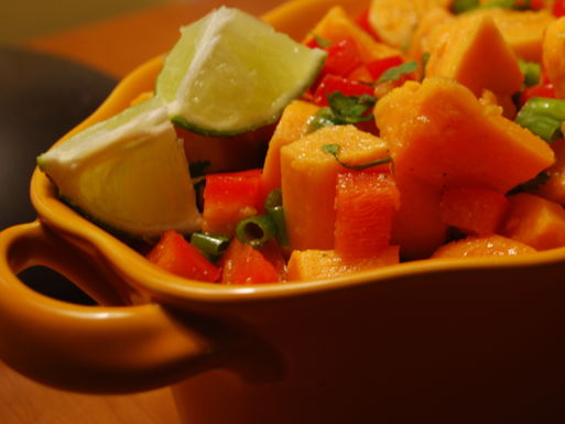 Southwestern sweet potato salad