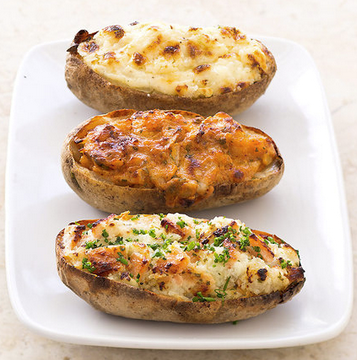 Southwestern twice-baked potatoes