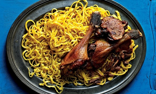 Soviet goose noodles (Lapsha z goskoyu)