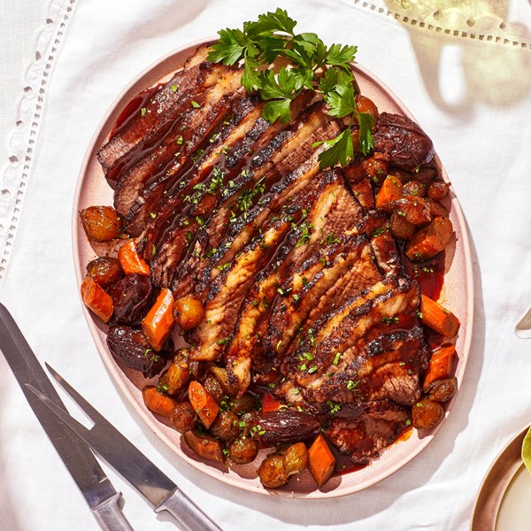 Soy-braised brisket