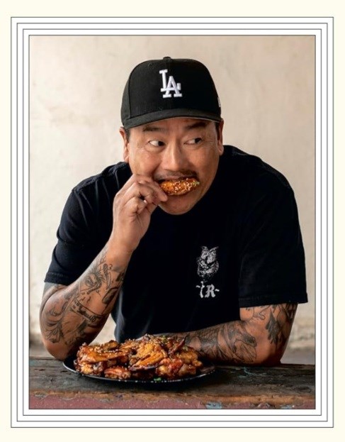 Soy-garlic BBQ baked chicken wings