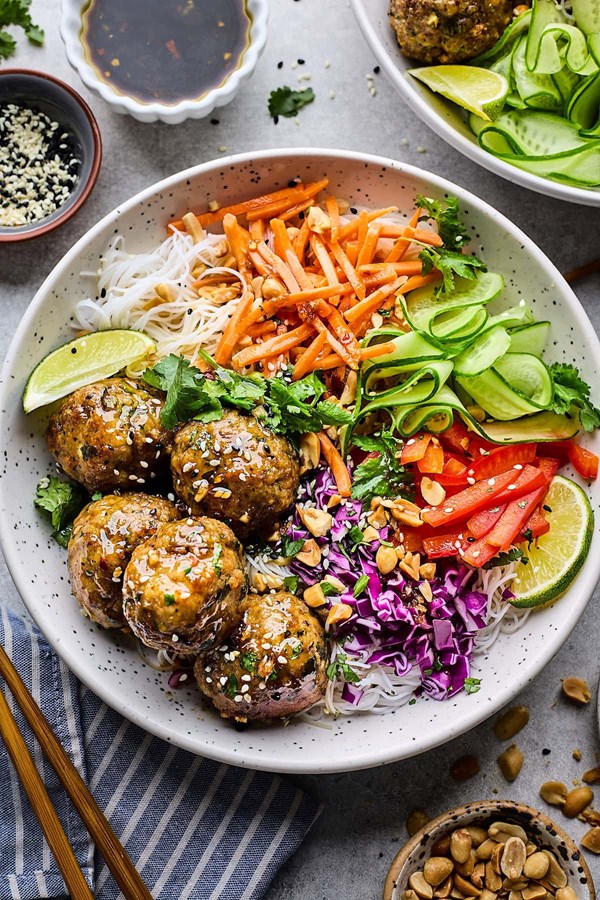 Soy ginger meatballs