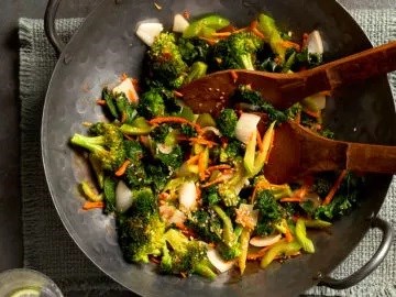 Soy-ginger stir-fry