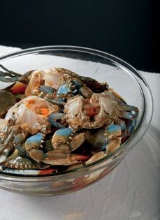 Soy-marinated crabs (Ganjang gaejang)