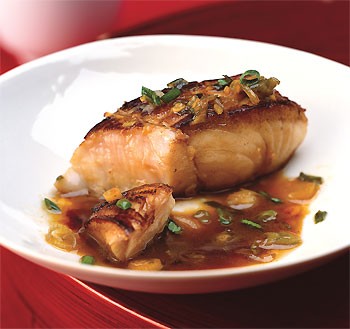 Soy marinated fish