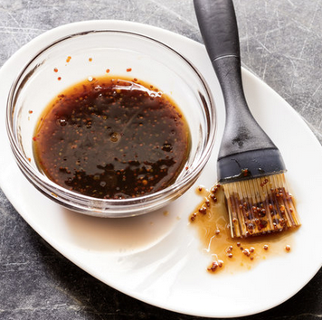 Soy-mustard glaze