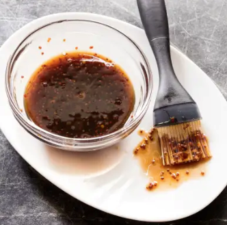 Soy-mustard glaze
