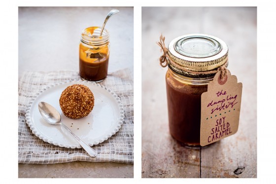 Soy salted caramel sauce