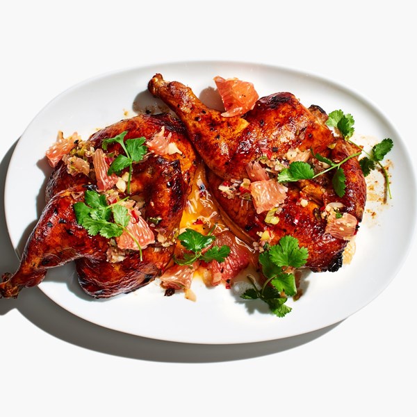 Soy-sauce-and-citrus-marinated chicken