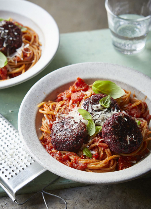 Spaghetti and beetballs