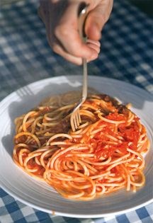 Spaghetti arrabiata