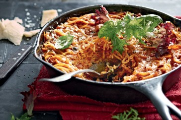 Spaghetti Bolognese frittata