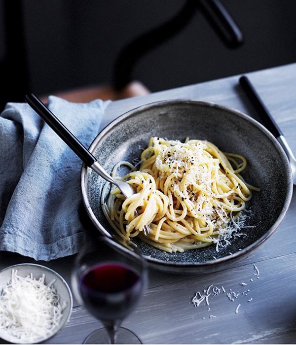 Spaghetti cacio e pepe