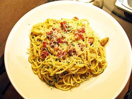 Spaghetti carbonara for beginners